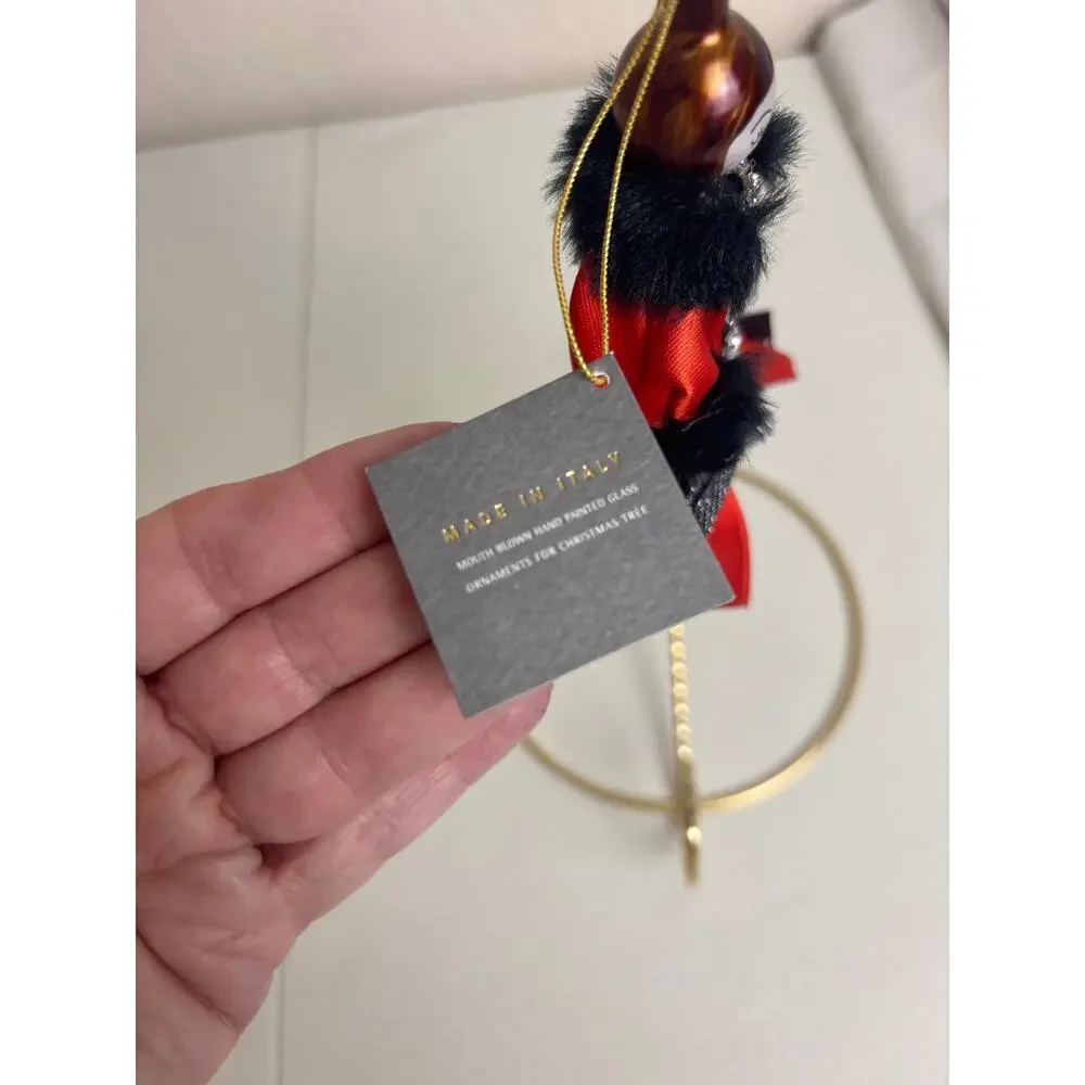 De Carlini x Saks Fifth Avenue Fashion Lady Christmas Ornament – Made in Italy